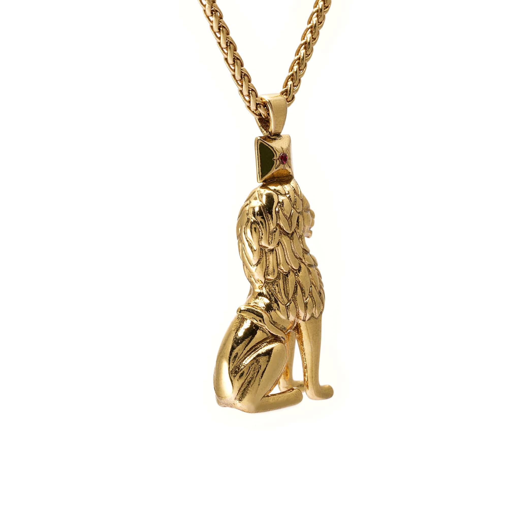 Necklace brass plated Russian gold