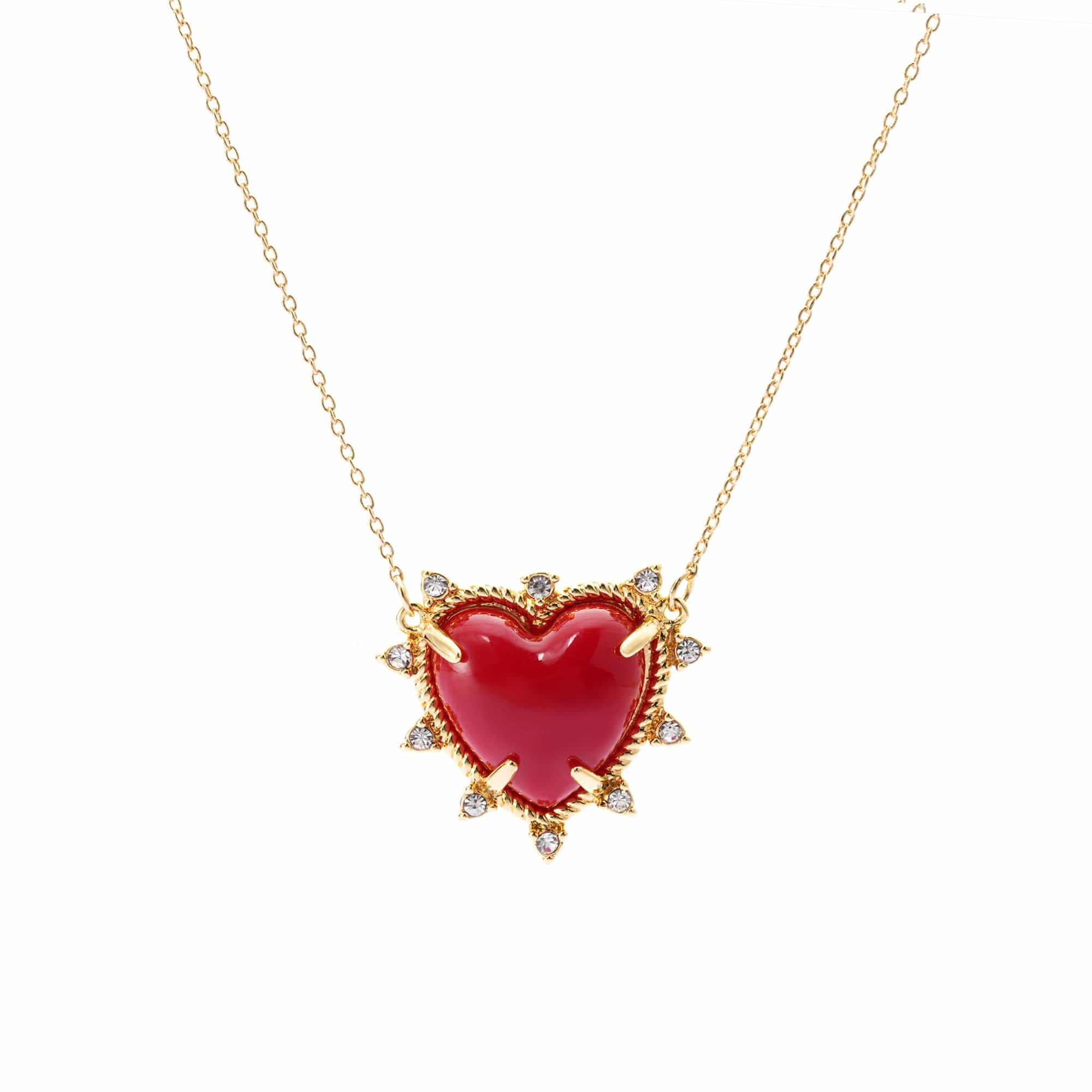 Copper White crystal dipped color imported Austrian rhinestones Russian real gold necklace