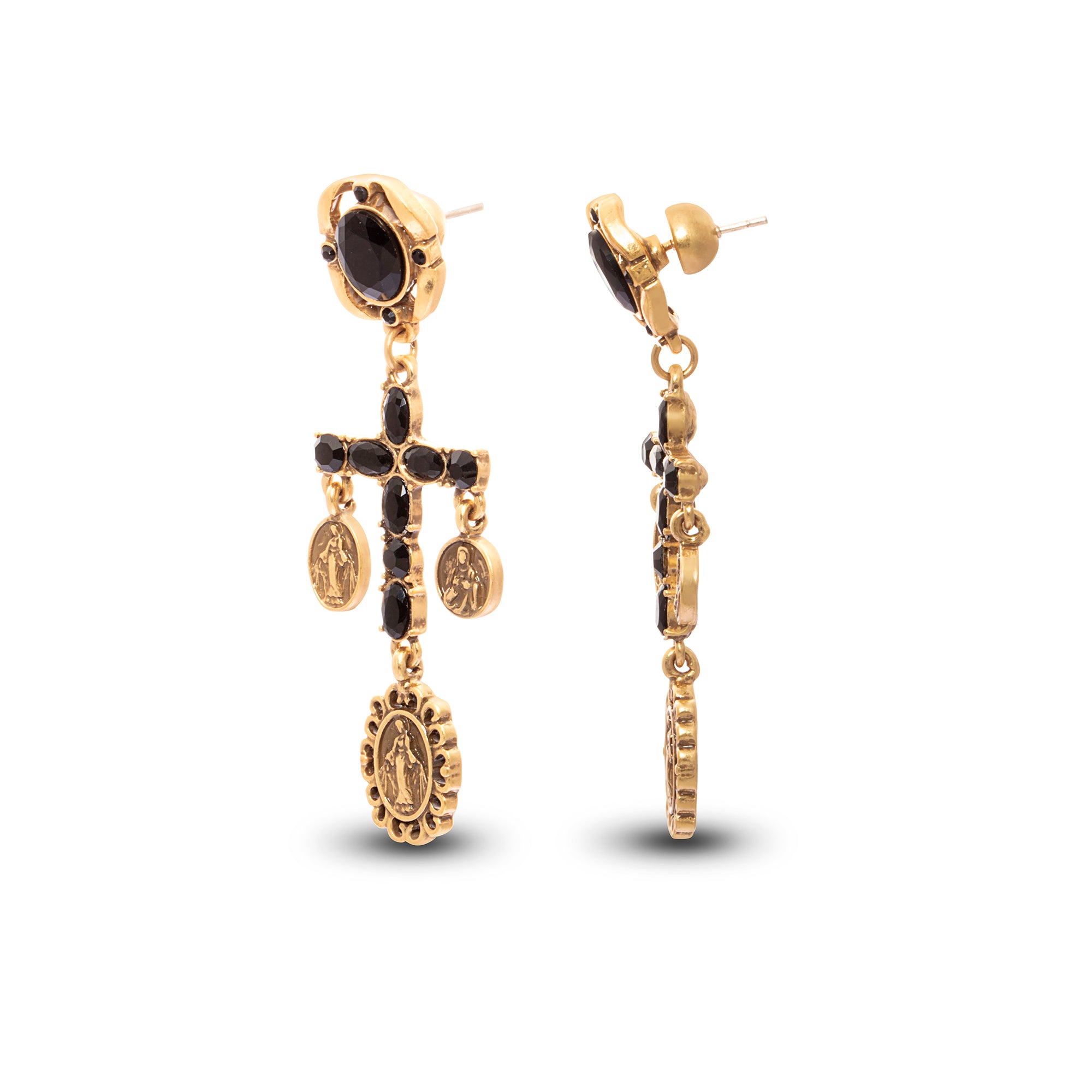 Mystical Cross Earrings