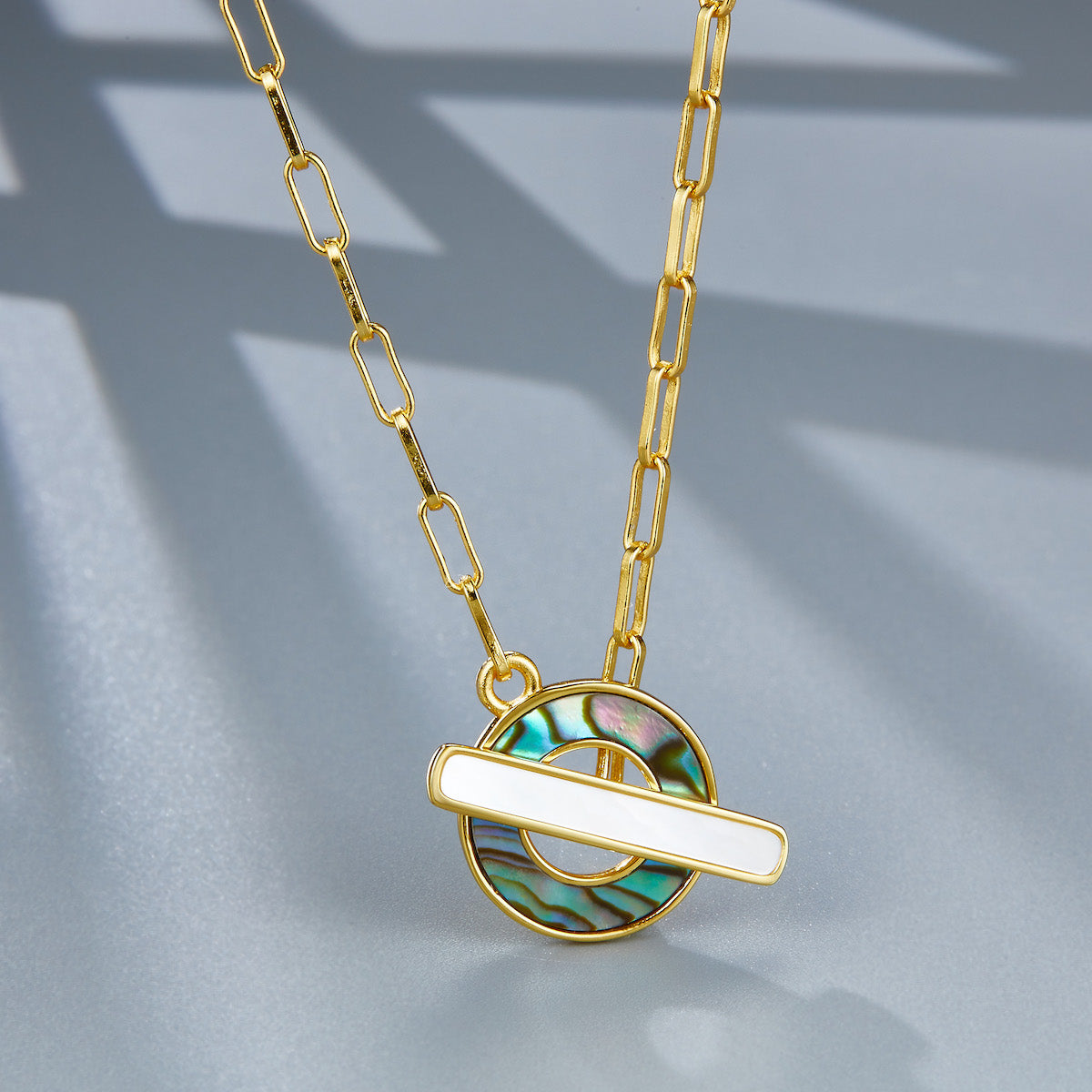 Collar Tranquil Radiance en oro vermeil de 18 quilates