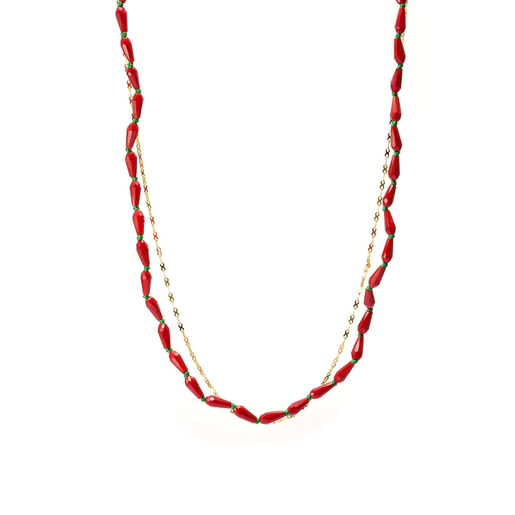 Eyeglass chain brass crystal Austrian crystal plated with Russian gold