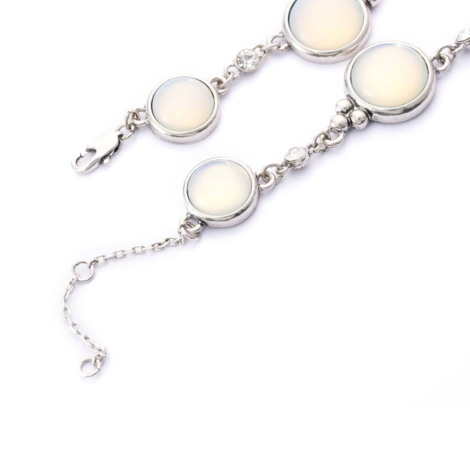 Rhinestones Necklaces, Imported Austrian Rhinestones, Alloy With Plated Silver