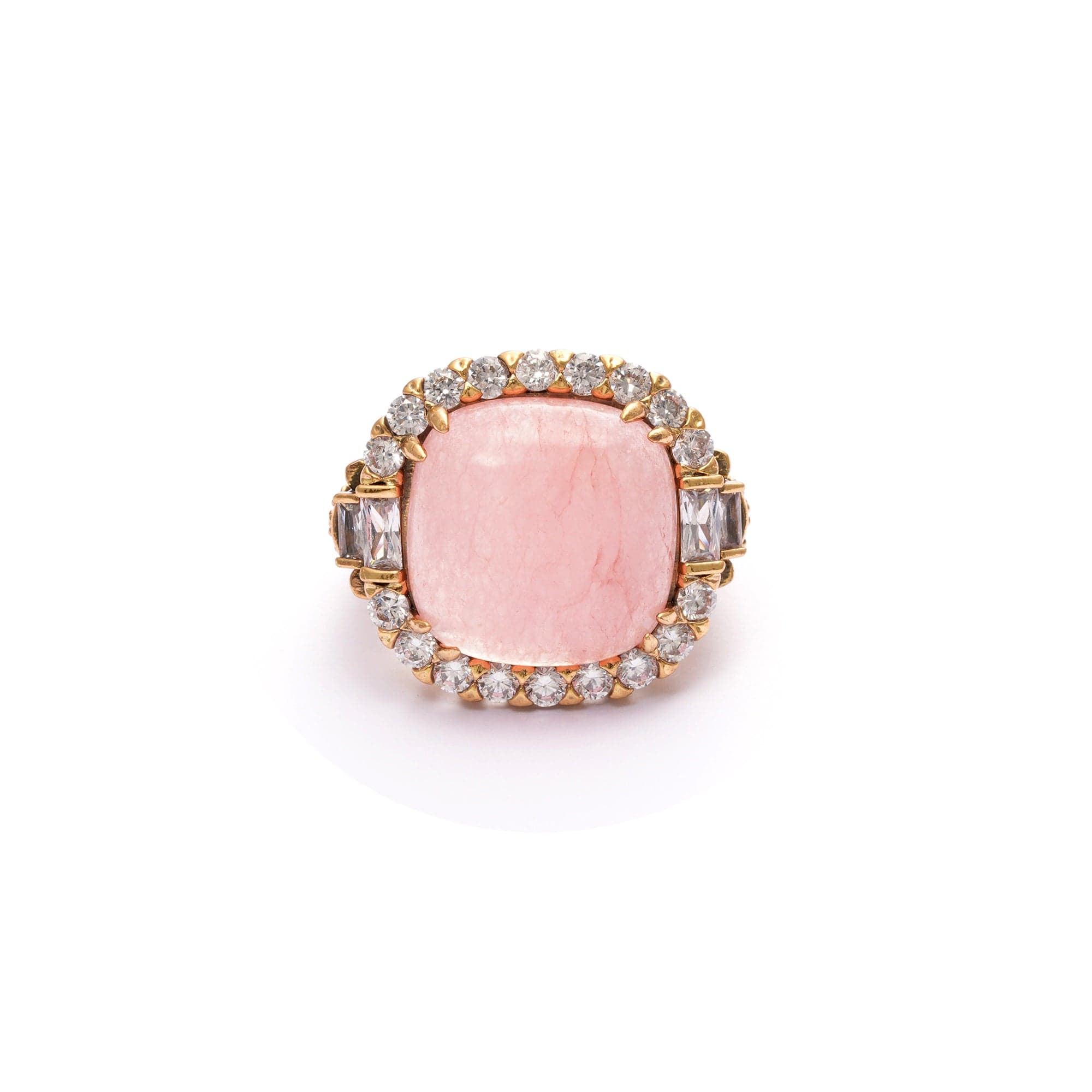 Anillo Glamour Atemporal Chapado en Oro de 18 K