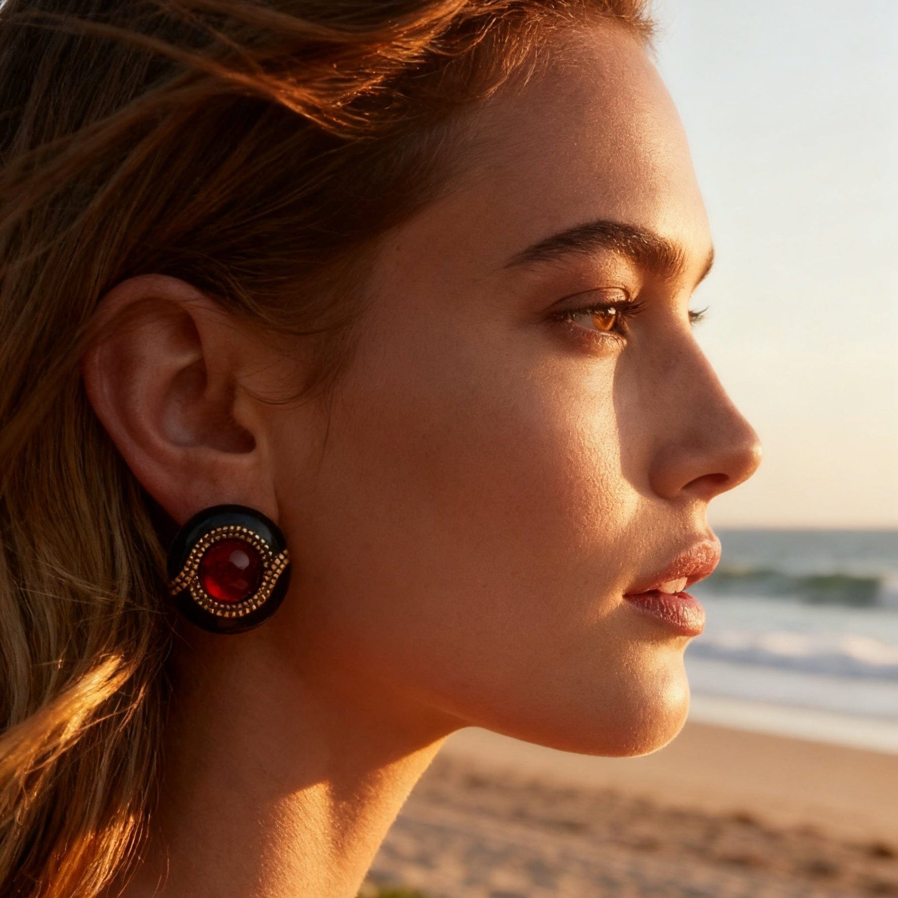 Pendientes Cerezas Bañado en Oro 18K