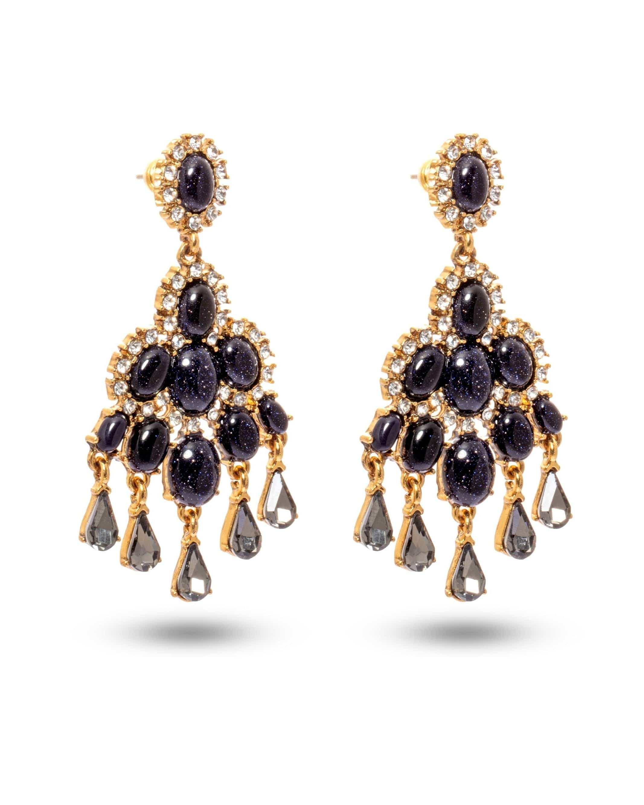 Aros celestiales bañados en oro de 18 k