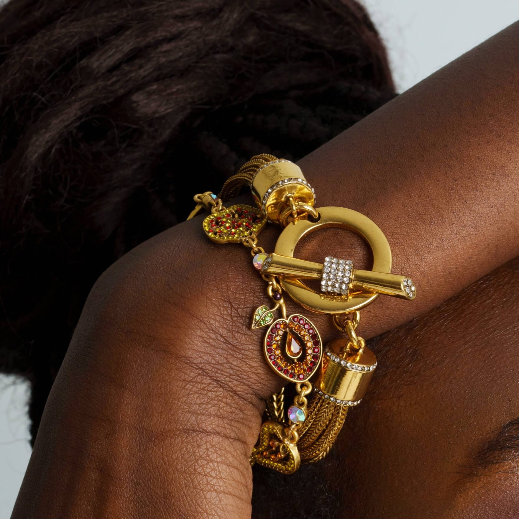 Pulsera Cosecha Abundante Bañada en Plata