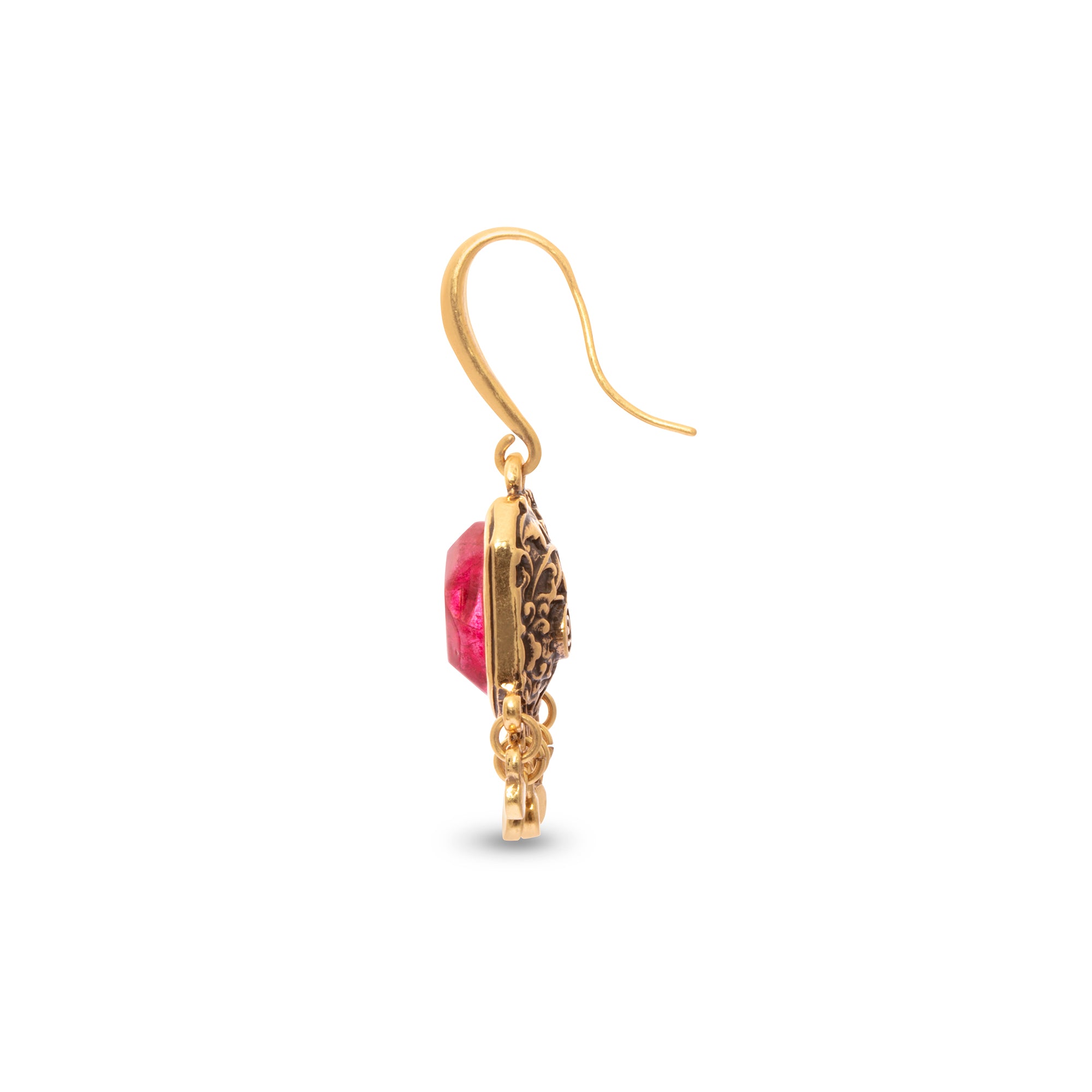 Flame Hoop Earrings