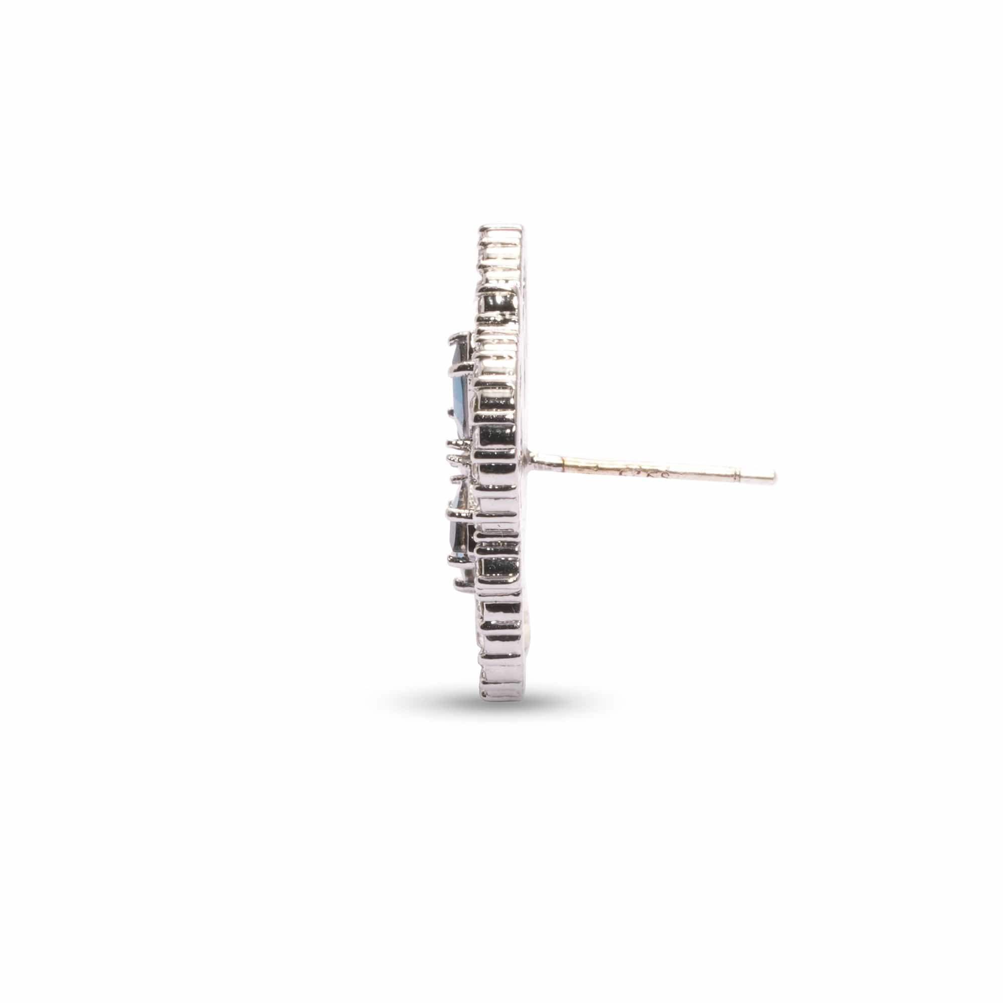 Boucle d'oreille Allure plaquée argent