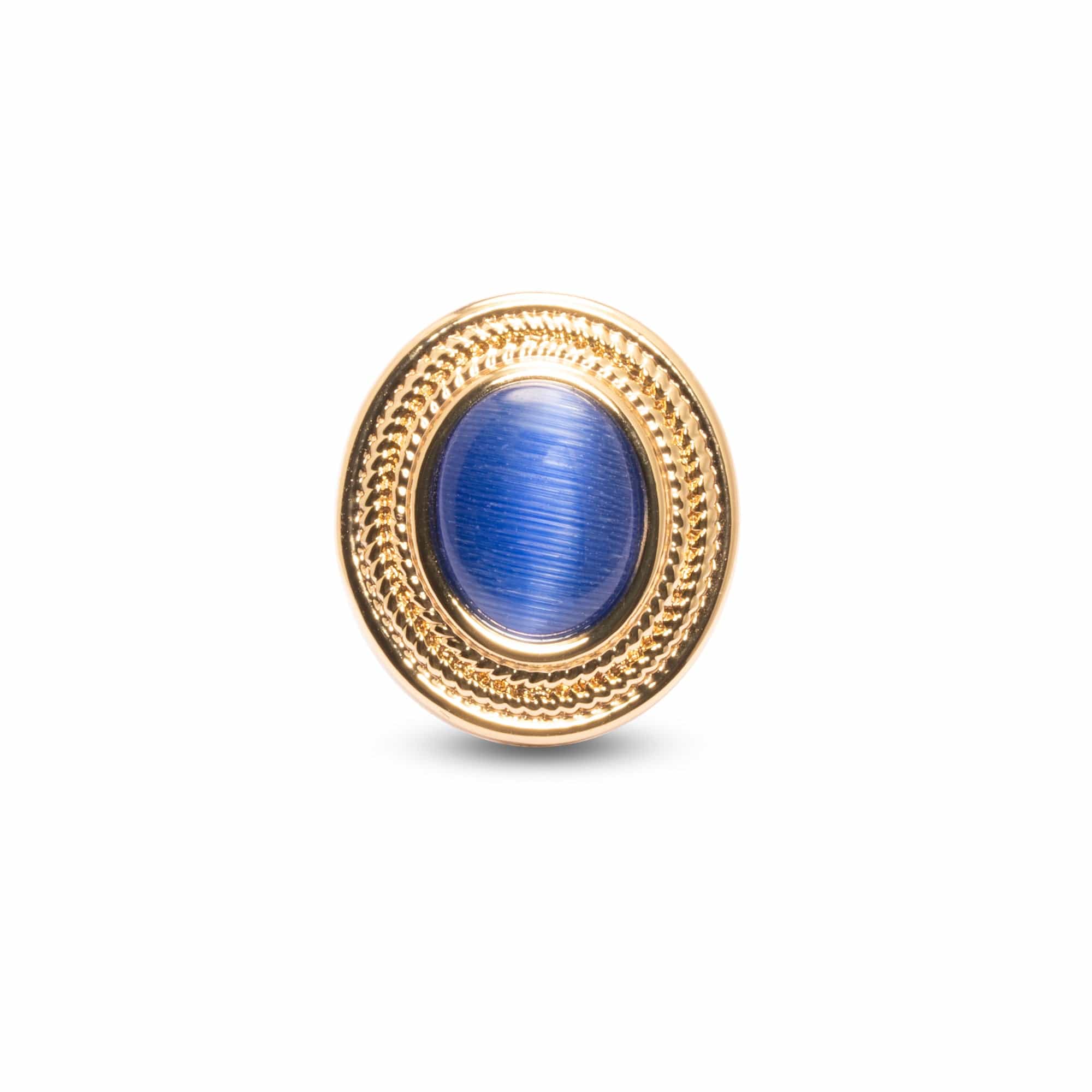 Brass Earrings. Agate. Gold Plated Stud