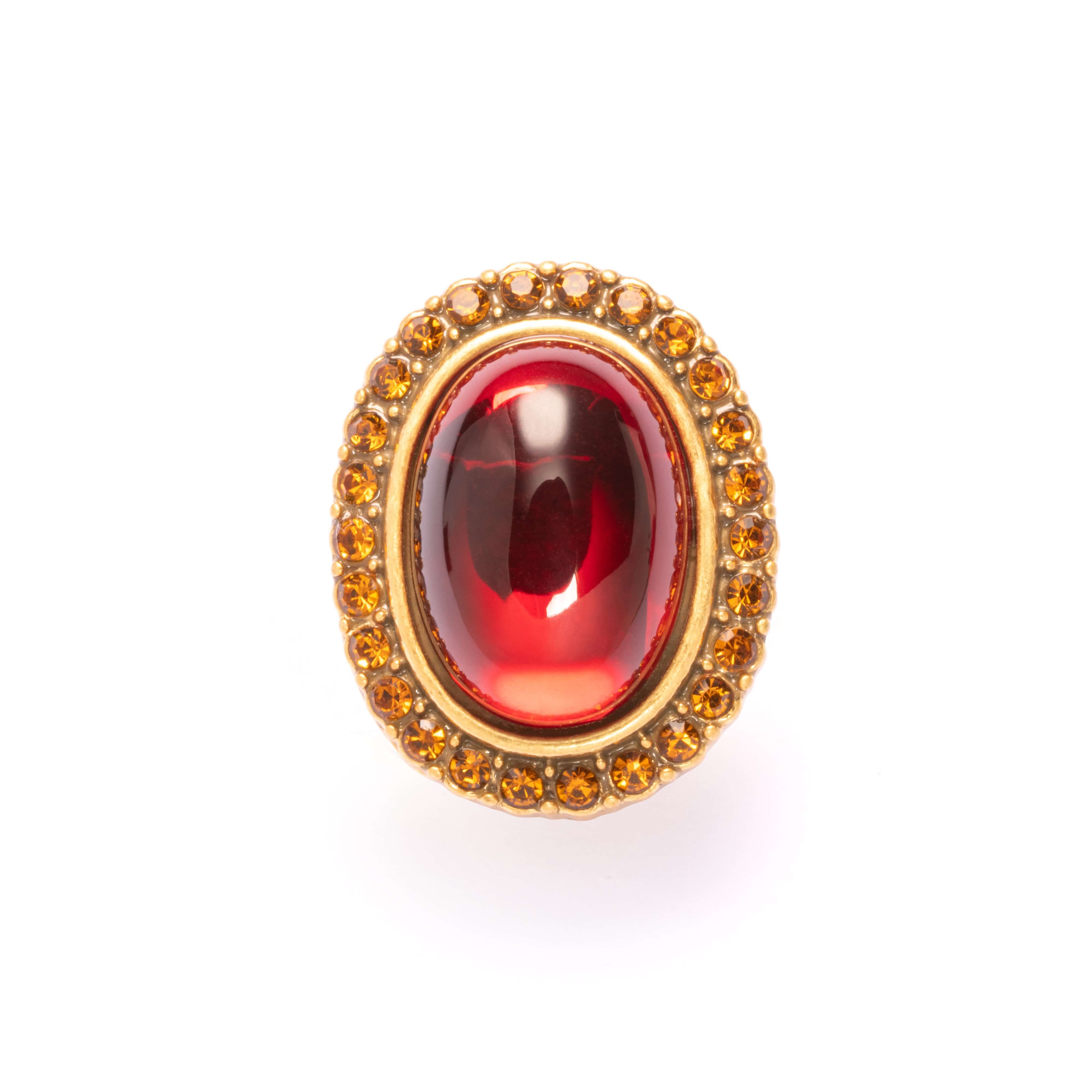 Red Agate Earrings Austrian Rhinestone Alloy Plated with Genuine Russian Gold