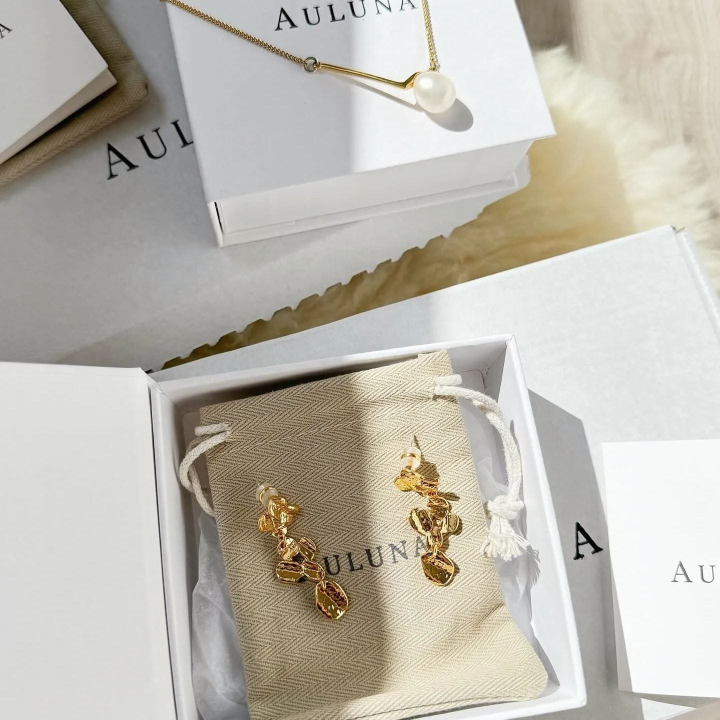 Sunlight Earring 18k Gold Plated