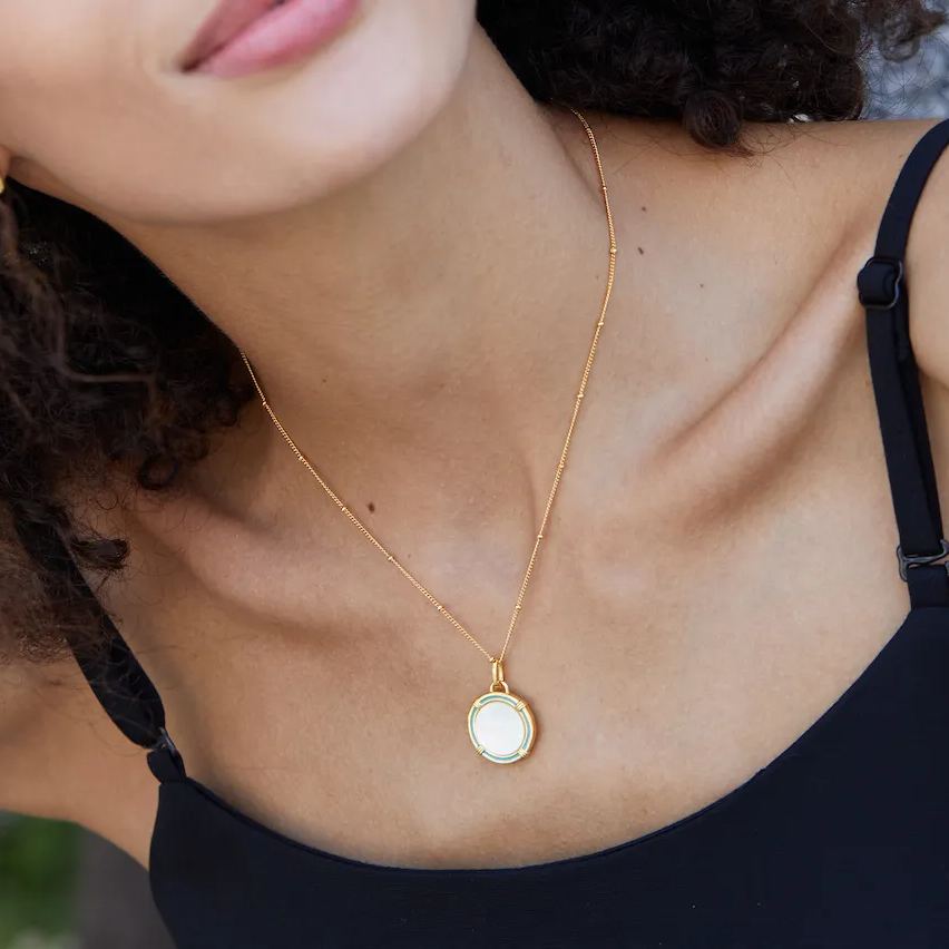 Collier Radiance en vermeil or 18 carats