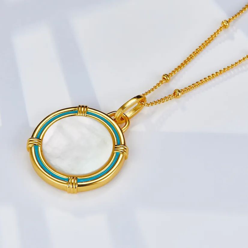 Collier Radiance en vermeil or 18 carats