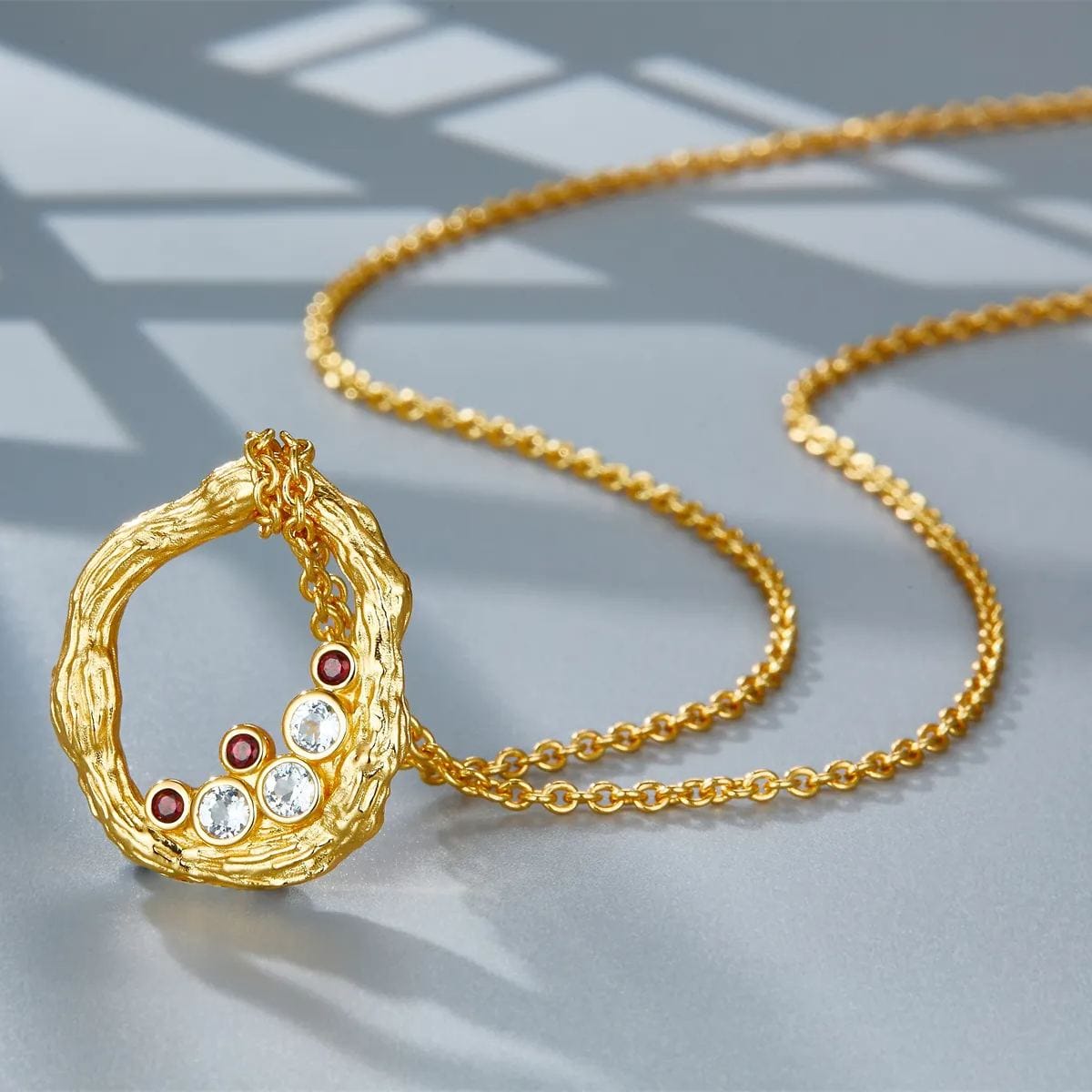 Collar Puente de la Luna en oro vermeil de 18 quilates