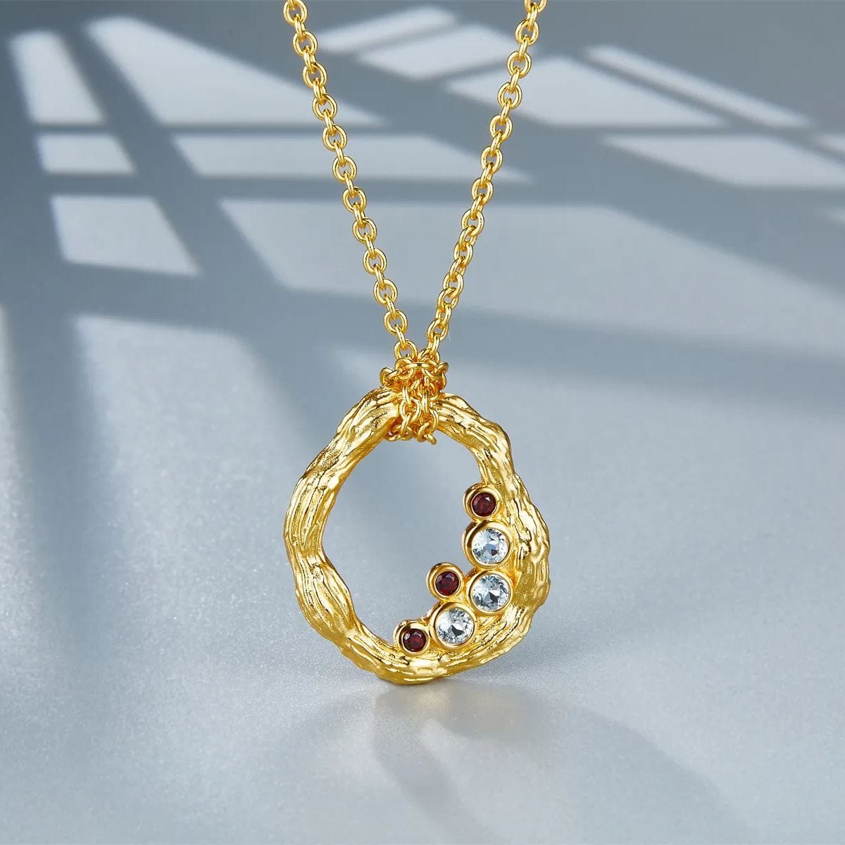 Collar Puente de la Luna en oro vermeil de 18 quilates