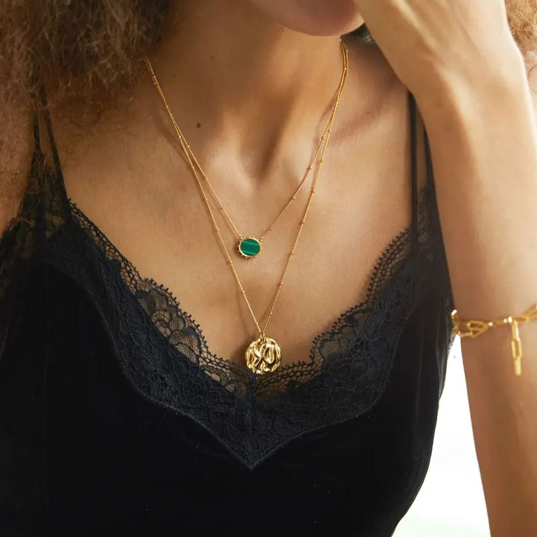 Collar Elegance en oro vermeil de 18 quilates