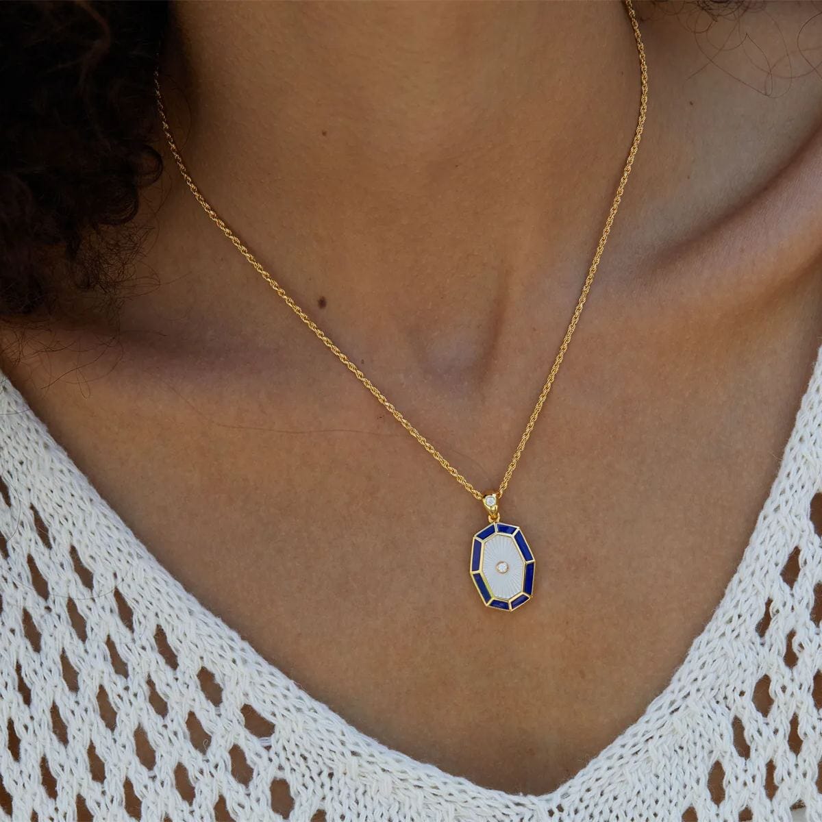 Collar Harmony en oro vermeil de 18 quilates