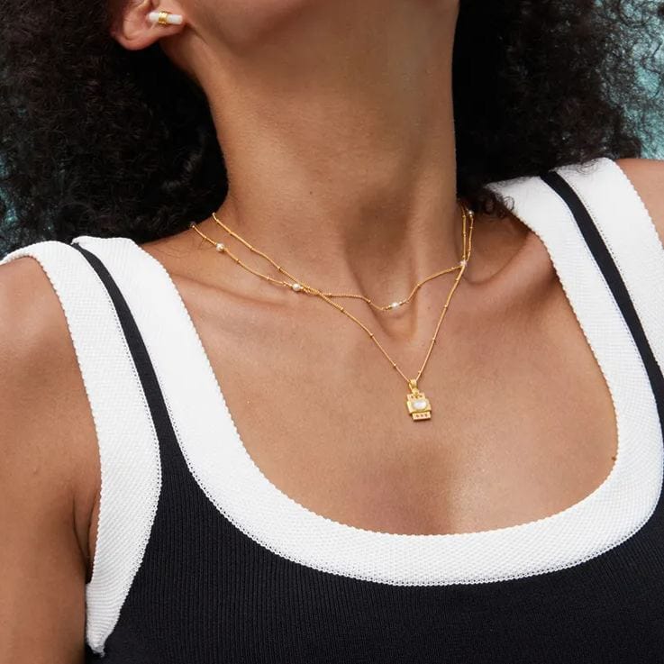 Collar Essence en oro vermeil de 18 quilates