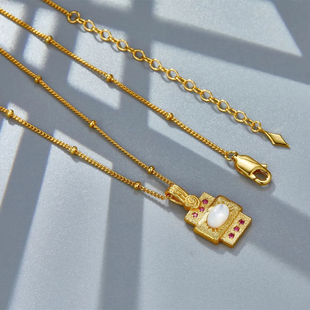 Collar Essence en oro vermeil de 18 quilates