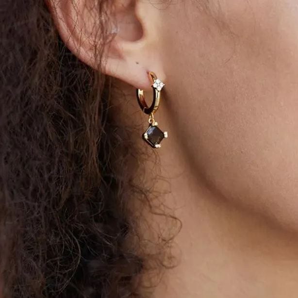 Pendientes Estrella Oro Vermeil 18ct