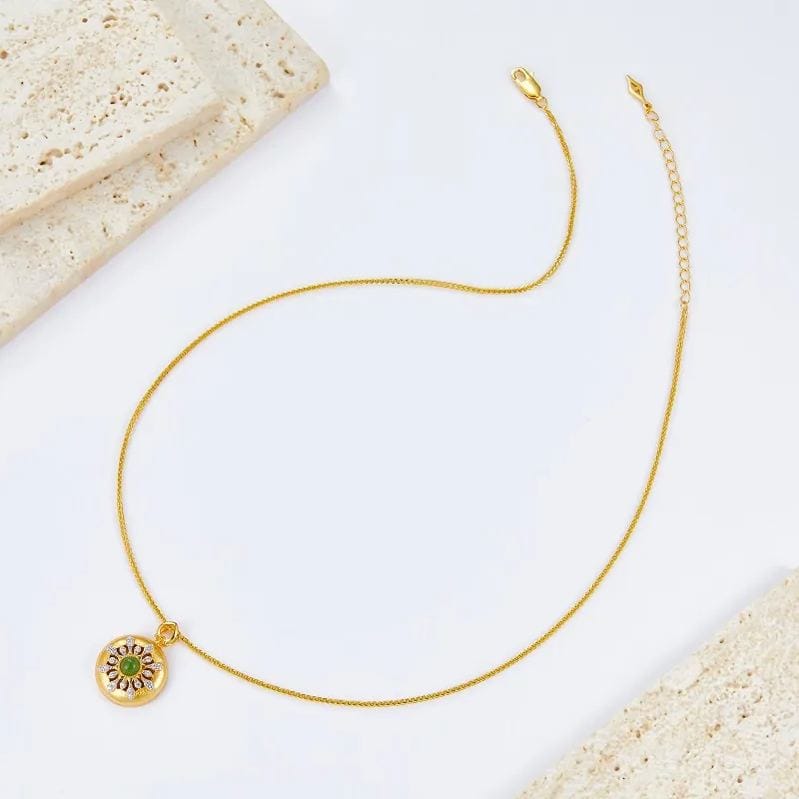 Collar Dawn en oro vermeil de 18 quilates