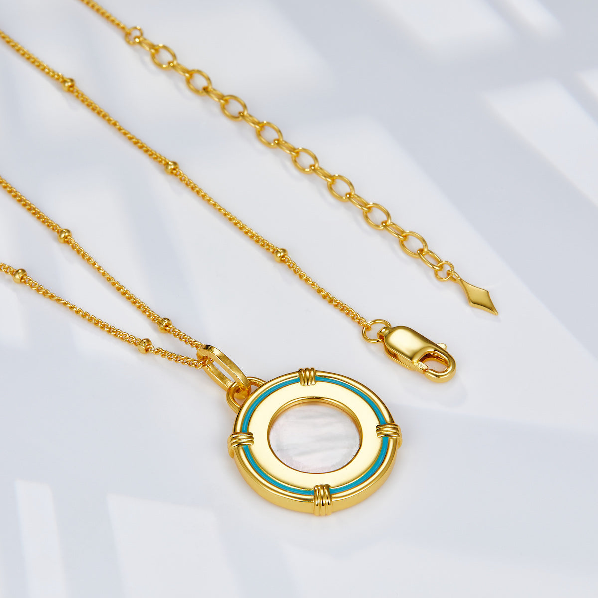 Collier Radiance en vermeil or 18 carats