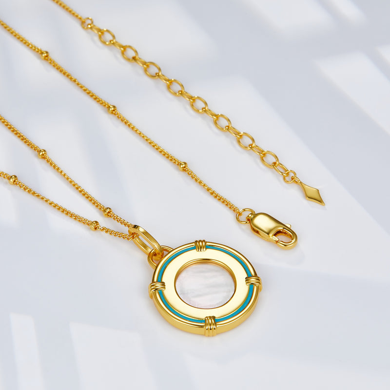 Collier Radiance en vermeil or 18 carats