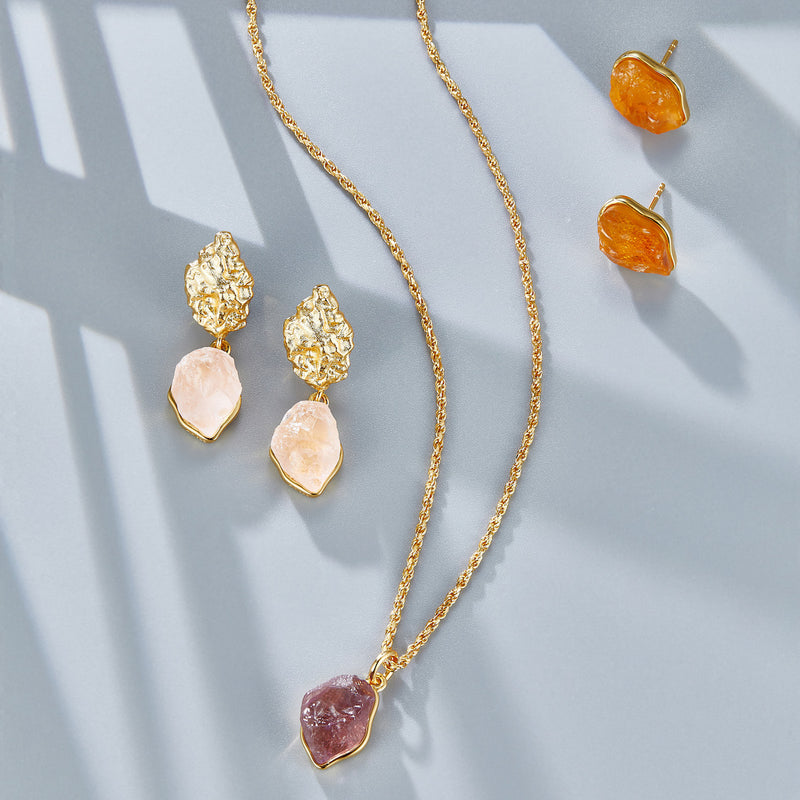 Boucles d'oreilles Sunlight en or vermeil 18 carats