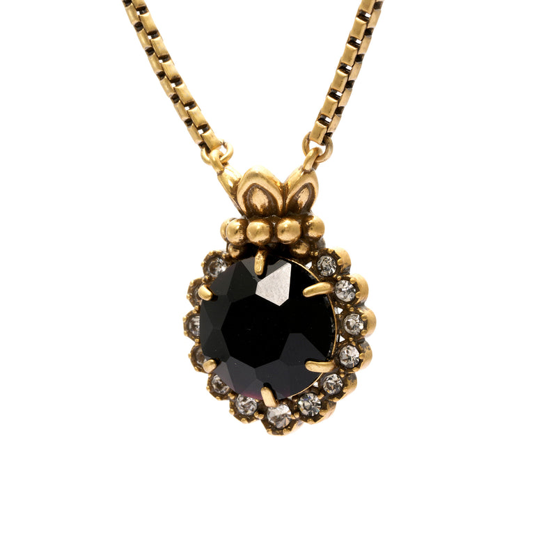 Necklace Brass Austrian crystal Austrian rhinestone plated Russian gold