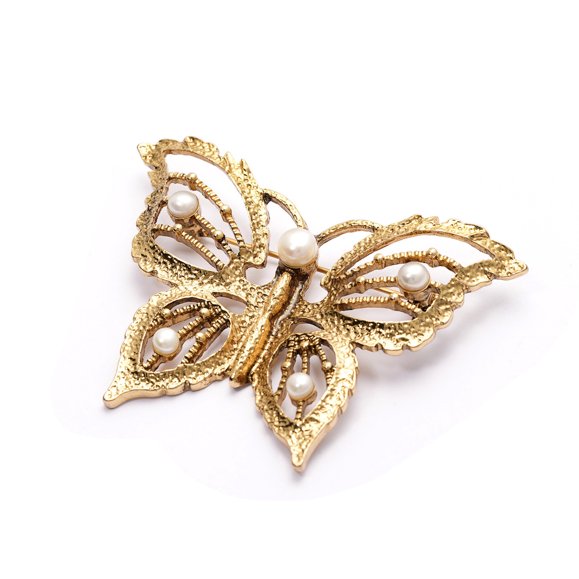 Brooch alloy Austrian crystal Austrian rhinestone plated Russian gold