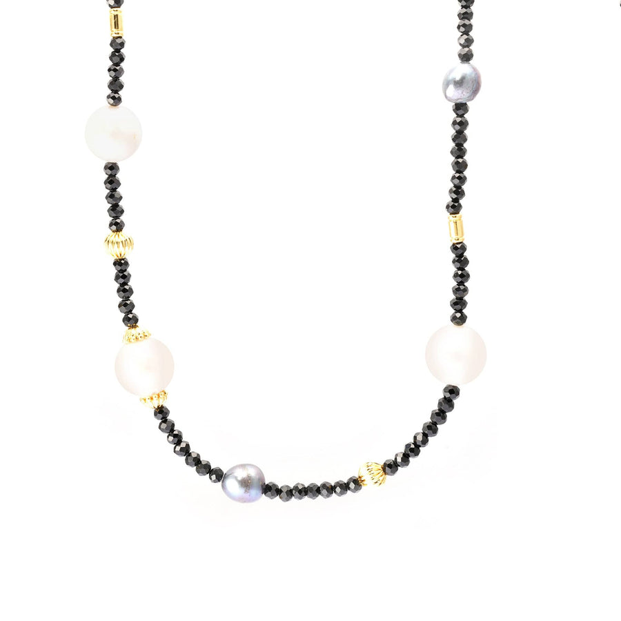 Harmony Eyeglass Chain with crystal pearl and 18K gold-plated finish