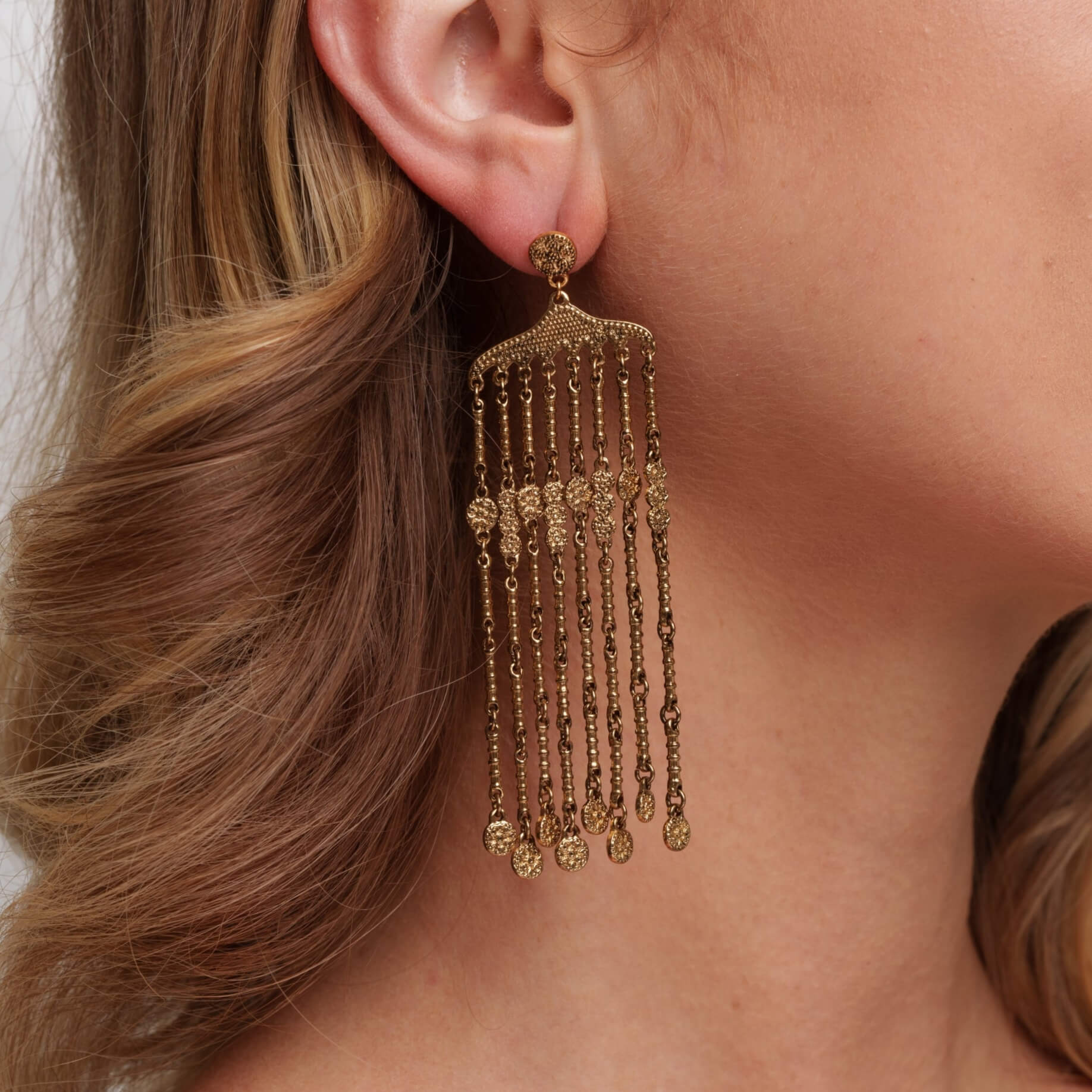 Whisper Gold Hoop Earrings