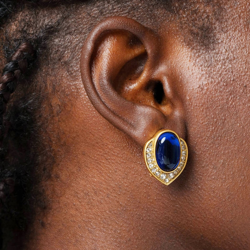 Boucles d'oreilles créoles plaquées or 18 carats Serenity 