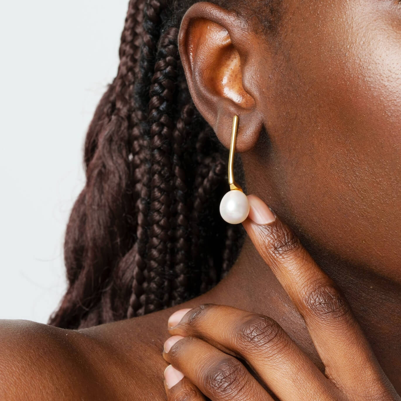Minimalist Elegance Earring 18K Gold Plated