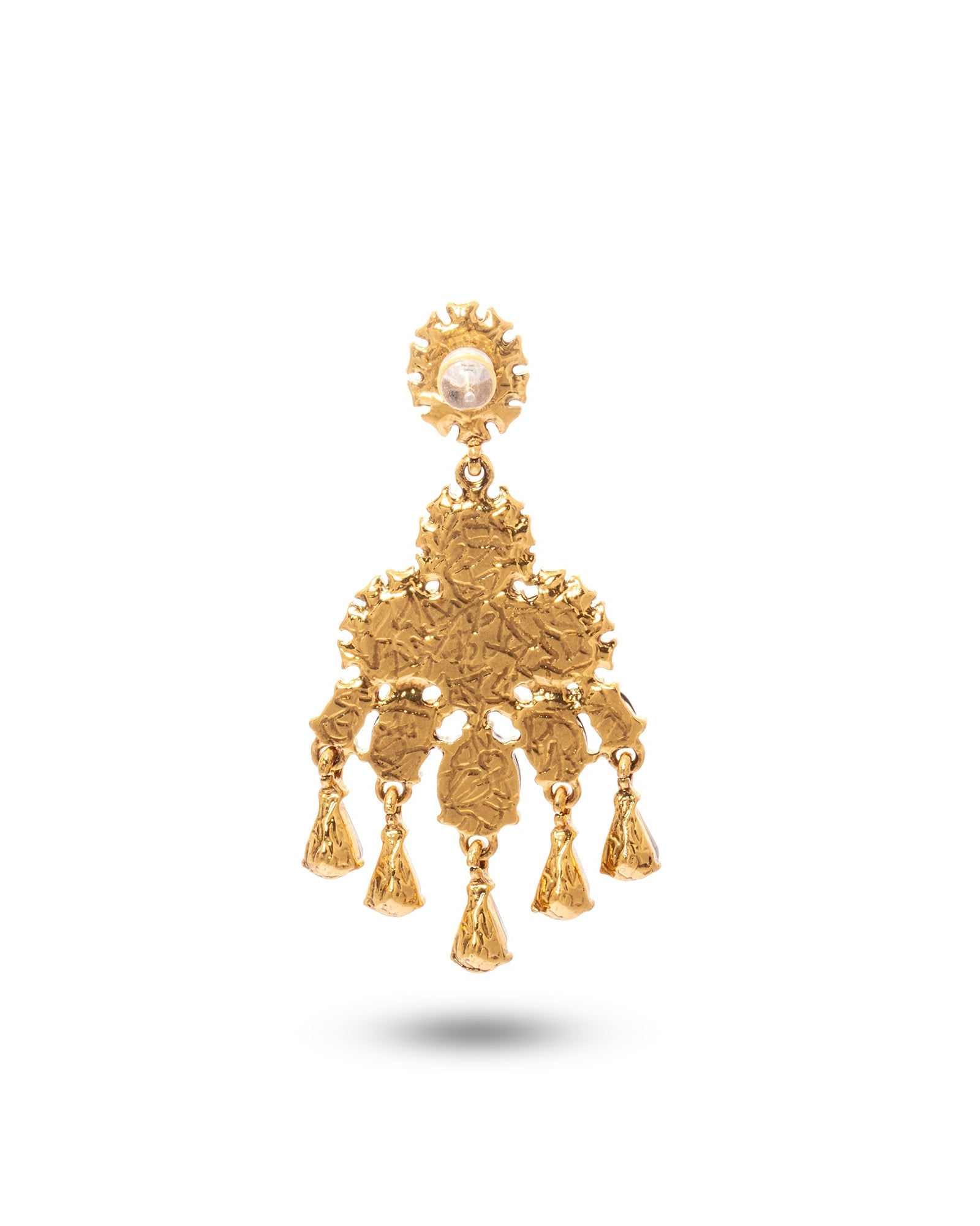 Aros celestiales bañados en oro de 18 k