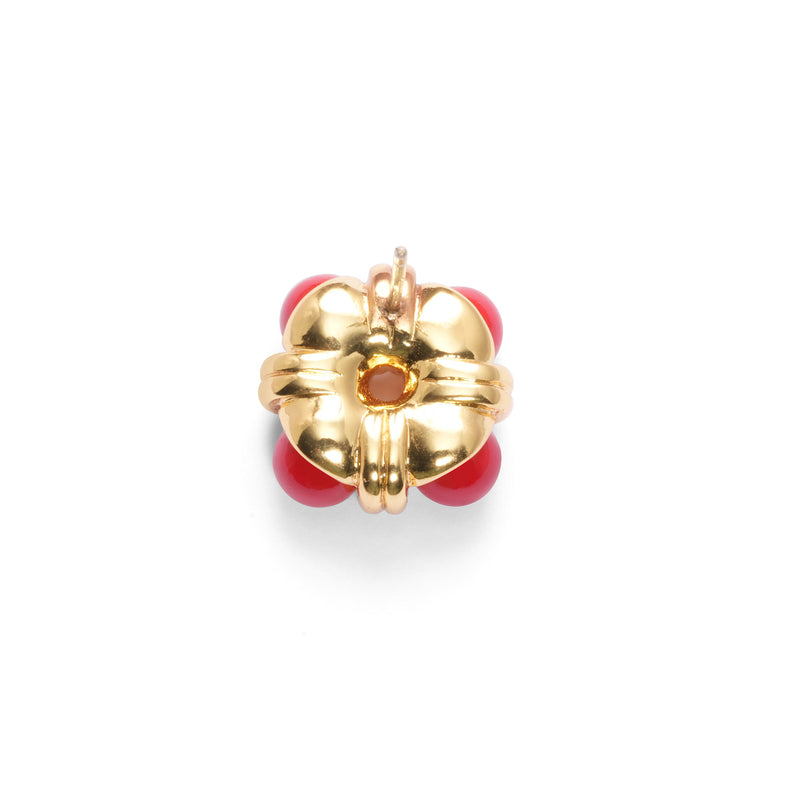 Boucle d'oreille Passionate plaquée or 18 carats 