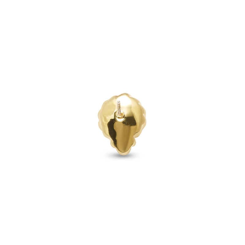 Boucles d'oreilles gracieuses et élégantes en plaqué or 18 carats 