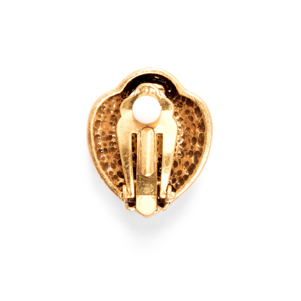 Pendientes de aro bañados en oro de 18 quilates Serenity 