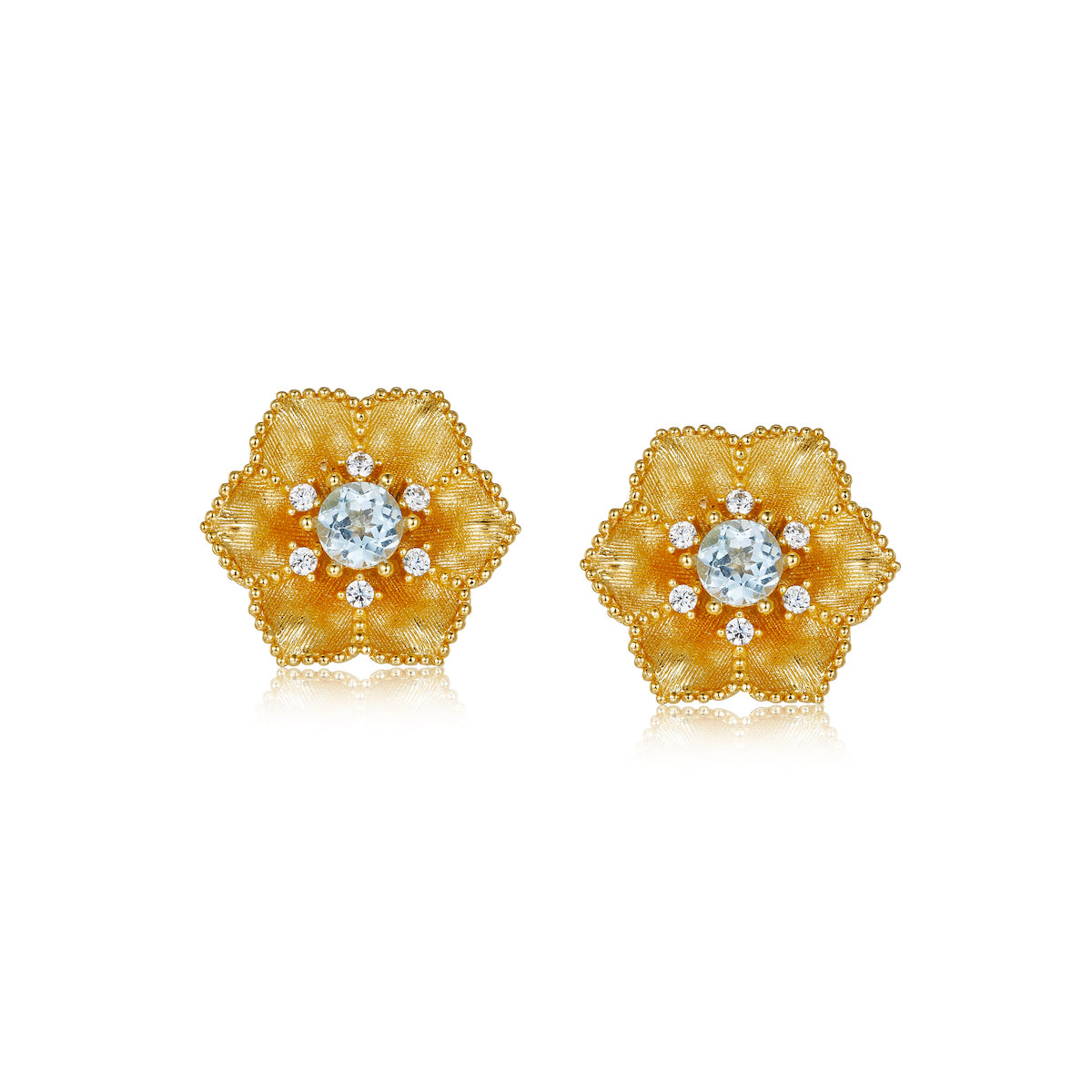 925 silver topaz earrings