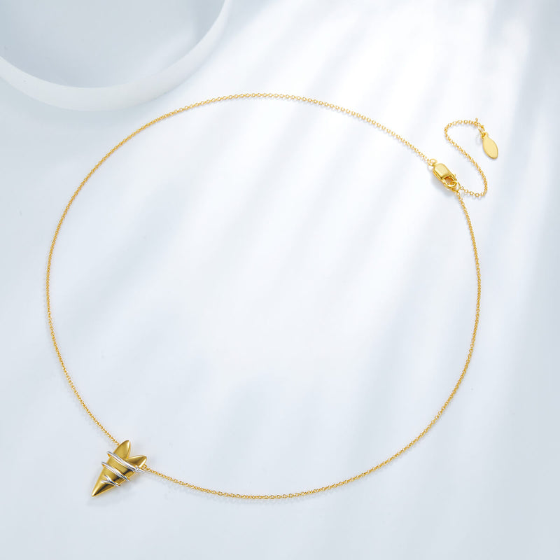 Collier Coeur Enigmatique en Vermeil Or 18 carats