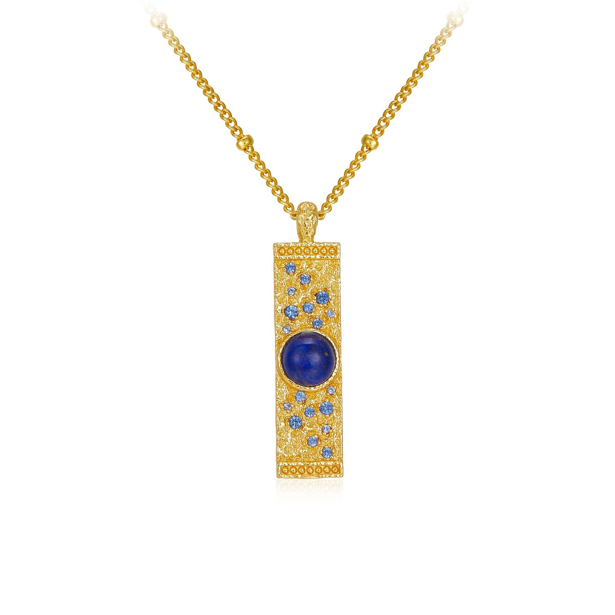 925 silver lapis Lazuli necklace