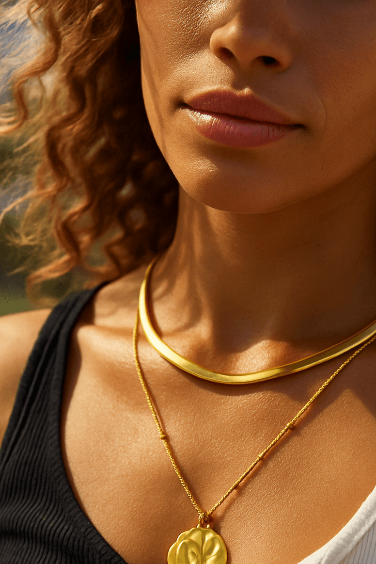 Flowing Texture Necklace