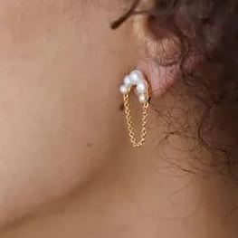 Boucles d'oreilles créoles en or vermeil 18 carats Radiance