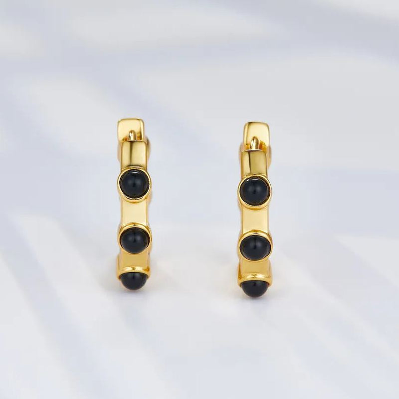 Boucles d'oreilles Rhythm en or vermeil 18 carats