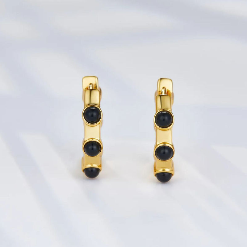 Boucles d'oreilles Rhythm en or vermeil 18 carats