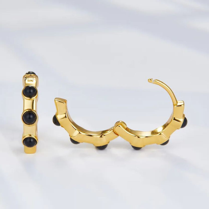 Boucles d'oreilles Rhythm en or vermeil 18 carats