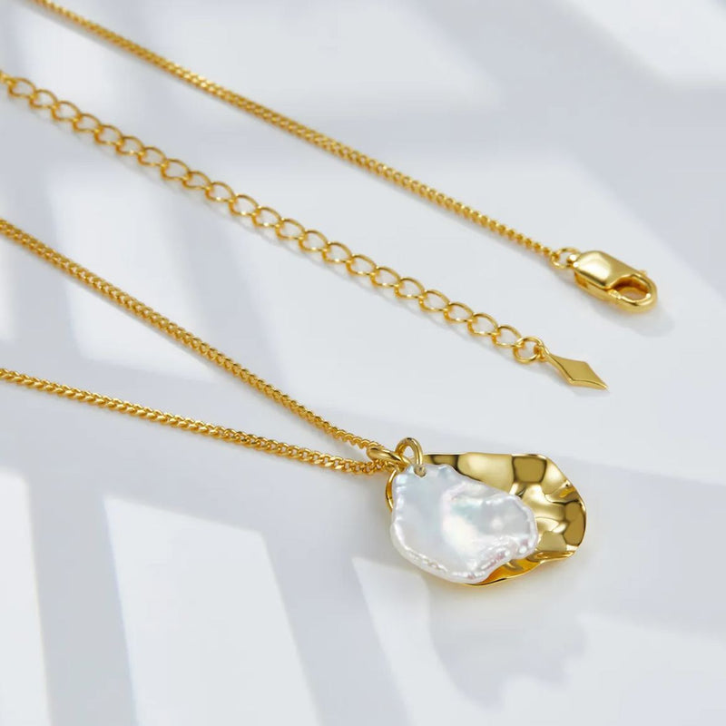Collier Vagues en Vermeil Or 18 carats