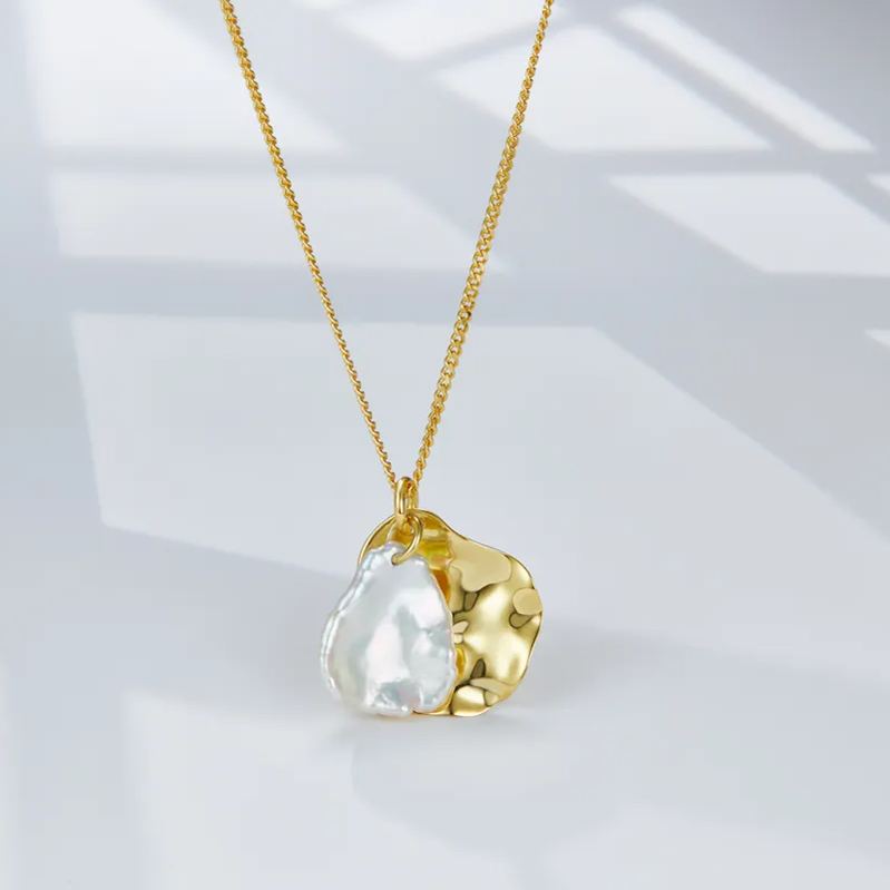 Collier Vagues en Vermeil Or 18 carats