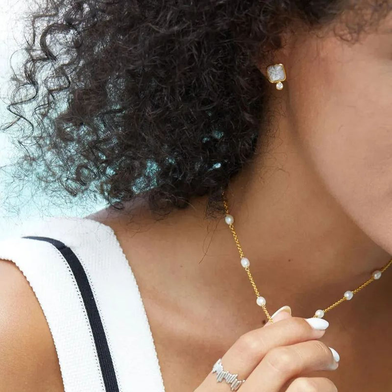 Boucles d'oreilles Pure en or vermeil 18 carats