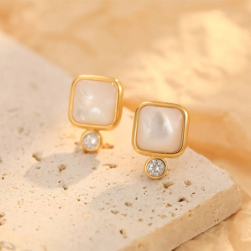 Boucles d'oreilles Pure en or vermeil 18 carats